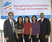 [Photo 5:  Randy Kelly, Alfonso Jackson, Poeun Chhil and her sisters-in-law]