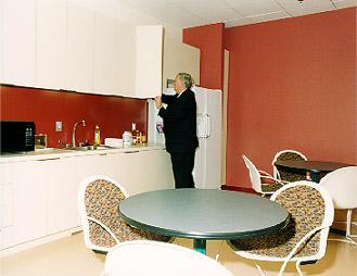 HUD Storefront Breakroom