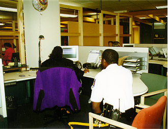 Image of a community builder helping a customer