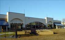 Front view of the center.