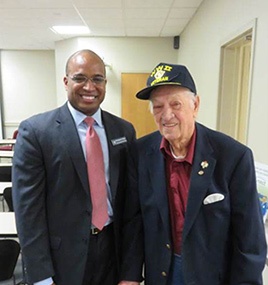 [Photo: HUD Kentucky Field Office Director Christopher Taylor and Mayor Charles Long of Booneville]