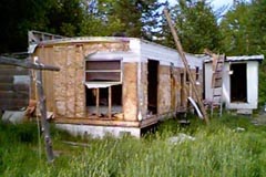 [Photo 1: Home prior to work under the Replacement Housing program]