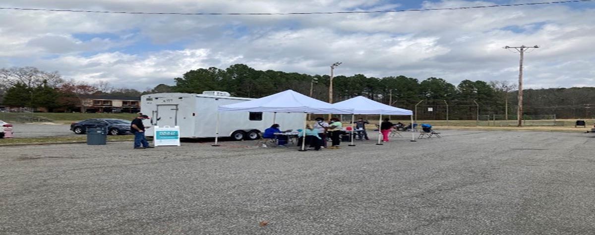 [Greensboro Field Office Attends the City of Medicine's (Durham) COVID-19 Vaccination Clinic]