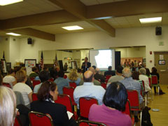 [Photo 2: Attendees at the West Corridor Kick-off gathering at Barnum Recreation Center]