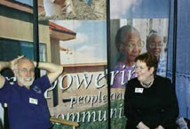 [Photo 2: Keith Richardson (FPM) and Joan Gates (Administration)]