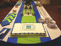 [Photo 4: The celebration and refreshments were planned and executed by a very dedicated Open House Committee]