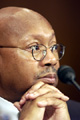 [Photo: Secretary Jackson during his confirmation hearing]