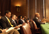 [Photo: Secretary Jackson during his confirmation hearing]