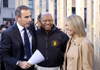[Photo: Secretary Jackson on the Today Show with Matt Lauer and Katie Couric]