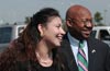 [Photo: Secretary Jackson and U.S. Treasuerer Anna Escobedo Cabral]