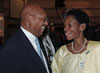 [Photo: Secretary Jackson and Executive Director of UN-Habitat Anna Tibaijuka.]