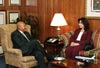 [Photo: Secretary Jackson meets with Iraqi Minister of Construction and Housing Beyan Dezei]