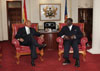 [Photo: Secretary Jackson with President of Ghana John Kufuor]
