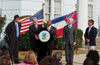 [Photo: Left to Right, Mayor Brett Warr, Governor Haley Barbour of Mississippi, Secretary Jackson, U.S. Senator Thad Cochran, and Congressman Gene Taylor]