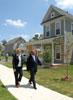 [Photo: HUD Secretary Jackson and Education Secretary Spellings tour new neighborhood in the Uptown area in Memphis, TN]